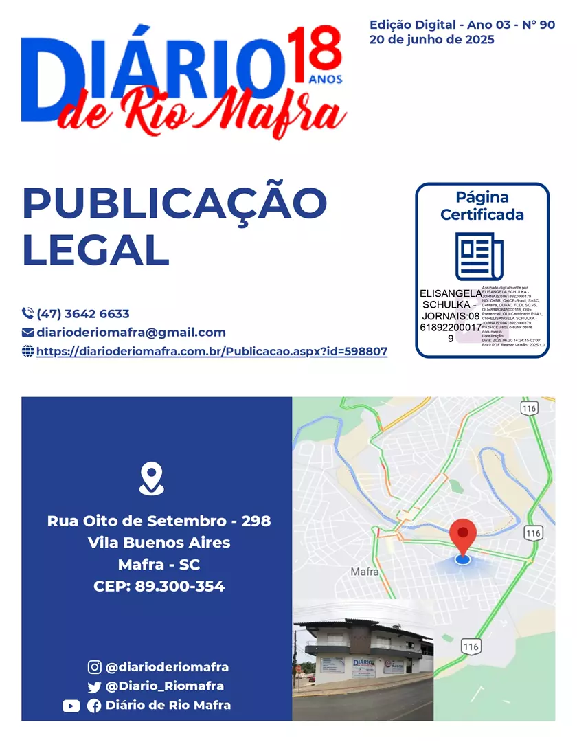 Publicação Legal nº 90